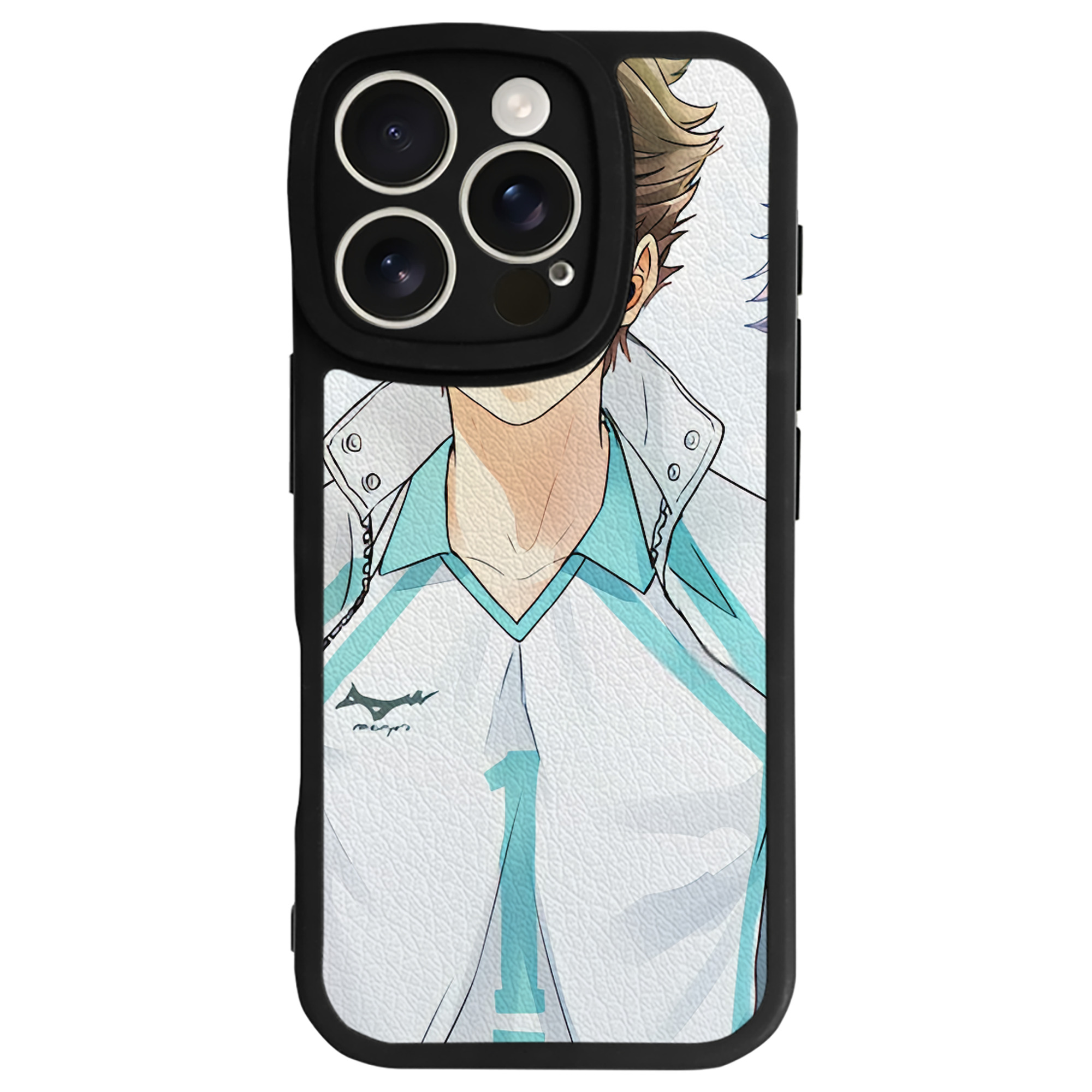 （画像用） ハイキュー!! Haikyu!! 【iPhone 16シリーズ対応】シリコンスマホケース（レザー調） 材質：シリコン